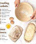 Bread Baking Kit (10" Round & 11" Oval)