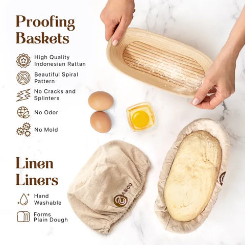 Proofing Basket & Linen Liners