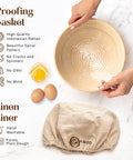 Bread Proofing Basket Kit (10" Round)