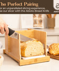 Premium Bread Slicing Set: Knife & Slicer Duo