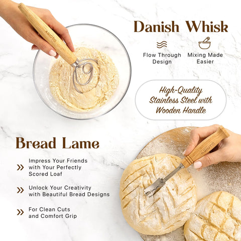Bread Lame and Danish Whisk