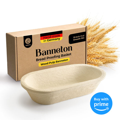 Oval Wood Pulp Banneton Bread Proofing Basket