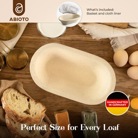 Oval Wood Pulp Banneton Bread Proofing Basket